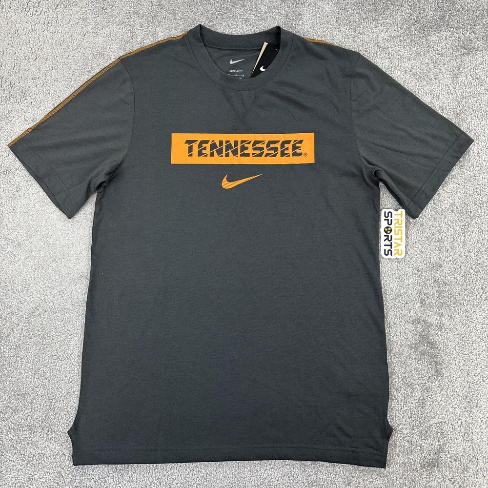 Tennessee Volunteers Shirt Mens Medium Gray Nike DriFit Sideline Player On Field